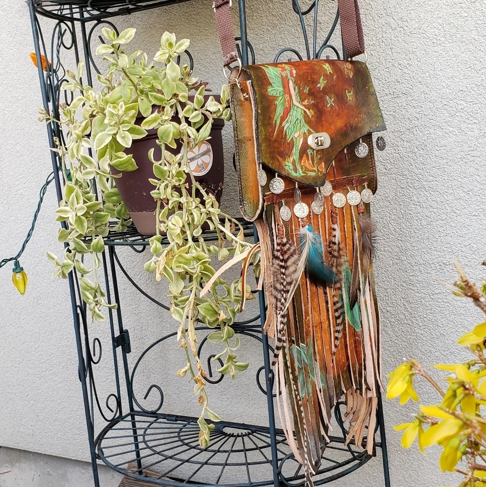 Leather Messenger Bag